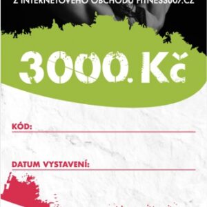 Dárkový poukaz fitness007 3000 kč pro holku