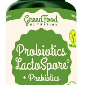 Greenfood probiotics lactospore + prebiotics 60 kapslí