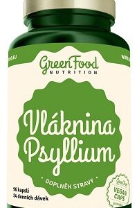 Greenfood vláknina psyllium 96 kapslí