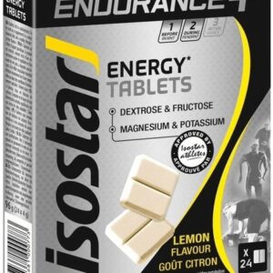 Isostar endurance+ energy tablets 24x4g - citron