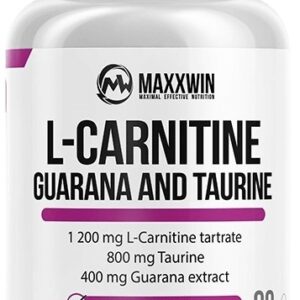 Maxxwin l-carnitine guarana taurine 90 kapslí