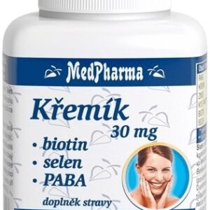 Medpharma křemík 30 mg + biotin + selen + paba 107 tablet