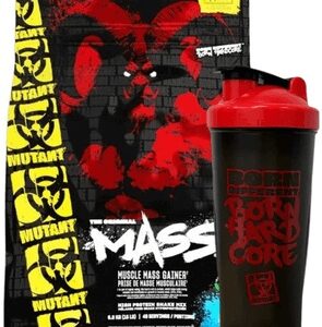 Mutant mass new 6800 g + mutant born hardcore deluxe šejkr 1000 ml