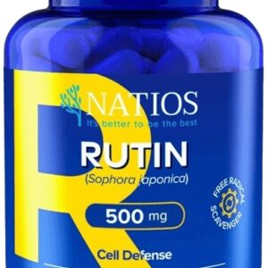 Natios rutin 500 mg 100 veganských kapslí