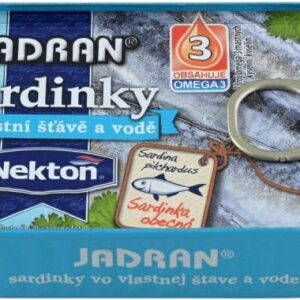 Nekton sardinky jadran 125 g - ve vlastní šťávě a vodě