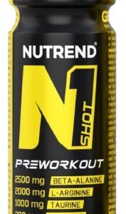 Nutrend n1 pre-workout shot 60 ml - lesní ovoce