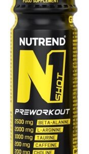 Nutrend n1 pre-workout shot 60 ml - třešeň
