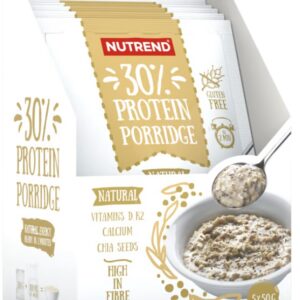 Nutrend protein porridge 5 x 50g - bez příchuti