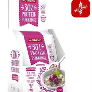 Nutrend protein porridge 5 x 50g - malina
