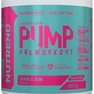 Nutrend pump 225 g - bubble gum