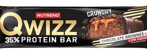 Nutrend qwizz protein bar 60 g - čokoládové brownies