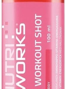 Nutriworks pre-workout shot 100 ml - malina
