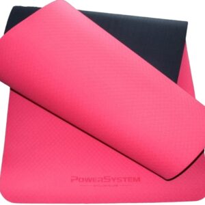 Power system podložka na jógu yoga mat premium - červená
