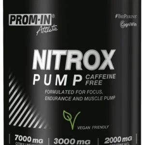 Prom-in nitrox pump caffeine free 338 g - malina/citron