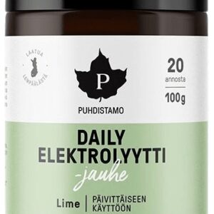 Puhdistamo daily electrolyte powder 100 g - limetka