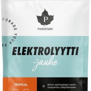 Puhdistamo electrolyte powder 240 g - tropické ovoce + láhev 500 ml
