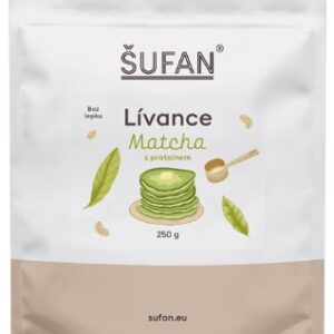 Šufan lívance 250 g - matcha s proteinem