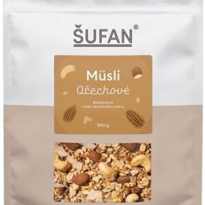 Šufan müsli 500 g - ořech výprodej 2.1.2026