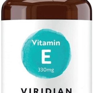 Viridian vitamin e 330mg 400iu 30 kapslí