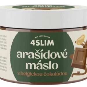 4slim arašídové máslo 500 g - belgická čokoláda