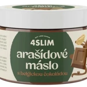 4slim arašídové máslo 500 g - belgická čokoláda