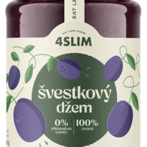 4slim džem bez přidaného cukru 280 g - švestka