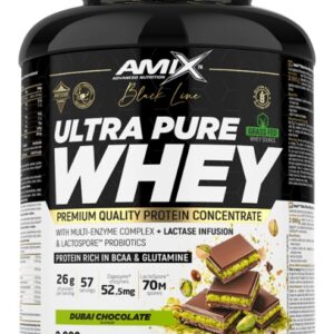 Amix black line ultra pure whey protein 2000 g - dubai chocolate