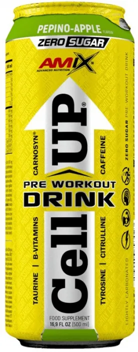 Amix cellup preworkout drink 500 ml - pepino-apple