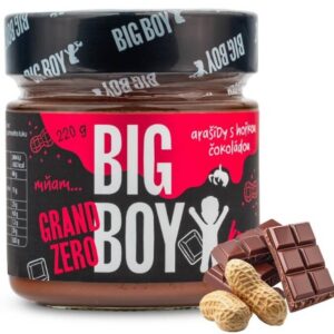 Big boy grand zero 220 g - arašídy s hořkou čokoládou