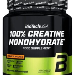 Biotechusa 100% creatine monohydrate 300 g - pomeranč
