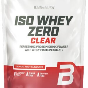 Biotechusa iso whey zero clear 1000 g - red berry výprodej (pošk.obal)