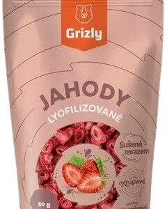 Grizly lyofilizované 50 g - jahody