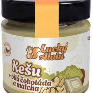 Lucky alvin kešu + bílá čokoláda a matcha 170 g