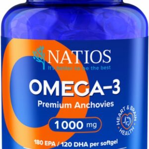 Natios omega-3 premium anchovies 1000 mg 100 kapslí