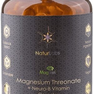 Naturlabs hořčík magtein® treonát + neuro-b vitamin komplex 90 kapslí