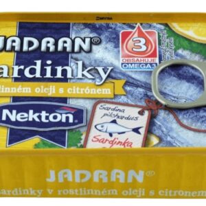 Nekton sardinky jadran 125 g - v rostlinném oleji s citronem