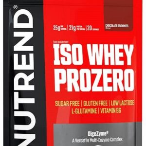 Nutrend iso whey prozero 500g - čokoládové brownies
