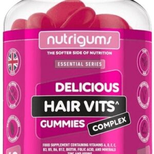 Nutrigums hair vitamin complex 60 gummies