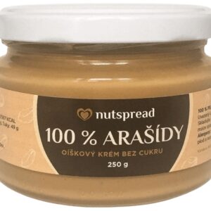Nutspread 100% ořechové máslo 250 g - arašídy jemné