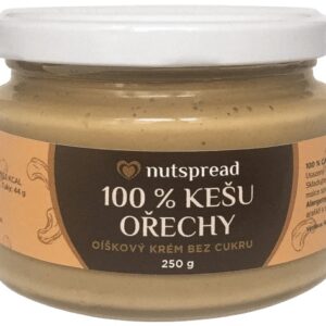 Nutspread 100% ořechové máslo 250 g - kešu