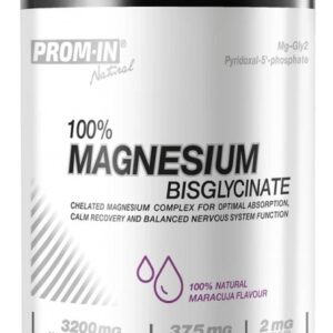 Prom-in 100% magnesium bisglycinate 360 g - marakuja + zinek