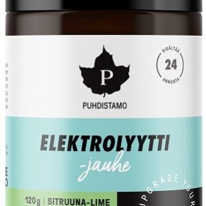 Puhdistamo electrolyte powder 120g - citron limetka
