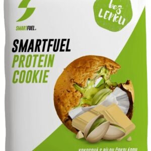 Smartfuel protein cookies 75 g - kokos/bílá čokoláda a pistáciová