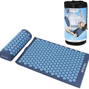 Spokey akumat akupresurní masážní podložka s polštářem 66 x 42 cm -