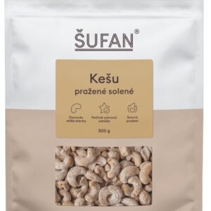 Šufan ořechy 500 g - kešu pražené solené