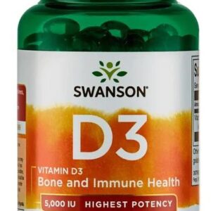 Swanson vitamín d3 5000 iu 250 kapslí