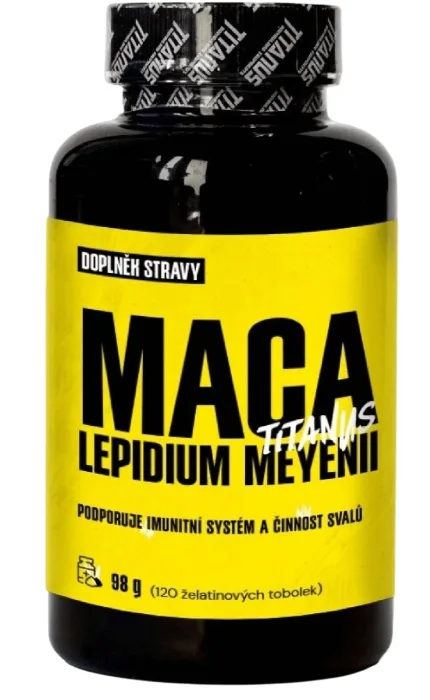 Titánus maca lepidium meyenii 500 mg 120 kapslí