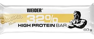 Weider 32% protein bar 60 g - banán