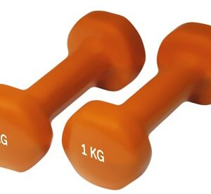 Yate činky neoprenové - oranžová 2x1 kg