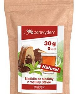 Zdravý den sladidlo prášek - stévie 30g